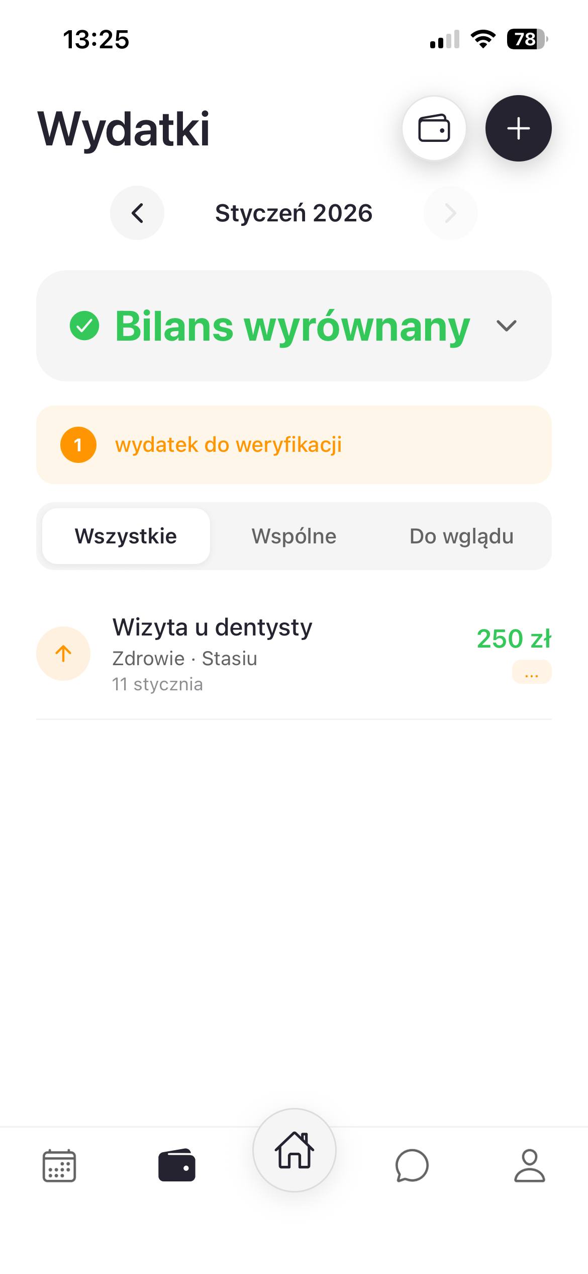 Moduł wydatków